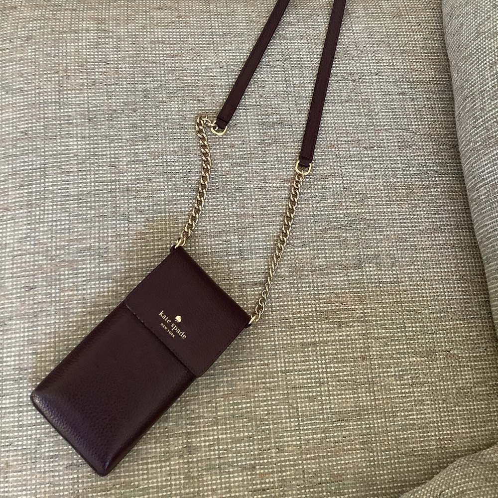 Kate Spade Cell Phone Iphone Carrier Crossbody Wallet *Authentic*
